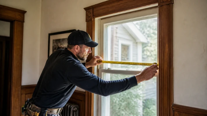 Windows 4 Buffalo Crew Measuring a Window