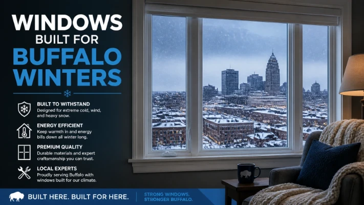 Buffalo Winters Require windows that protect against the cold