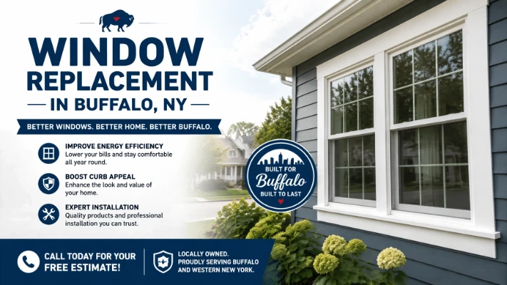 Replacement windows in WNY, Buffalo, and Near me